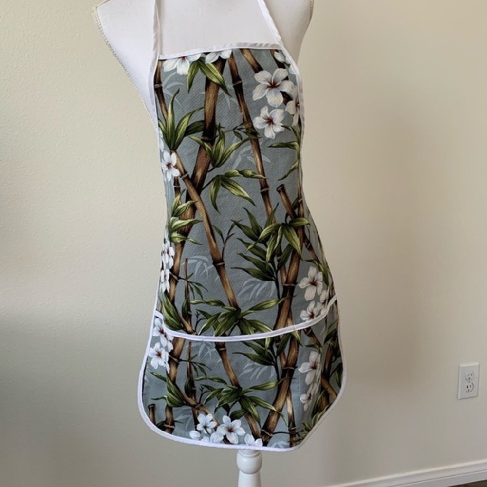 Floral Bamboo Apron